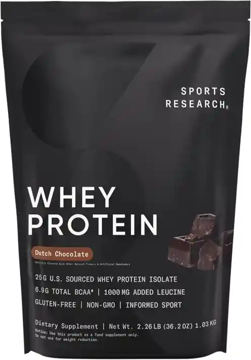 Proteina Whey Sports Research Dutch Chocolate 2.26lb