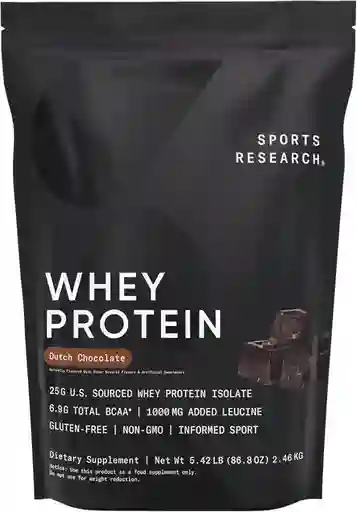 Proteina Whey Sports Research Dutch Chocolate 5.42lb