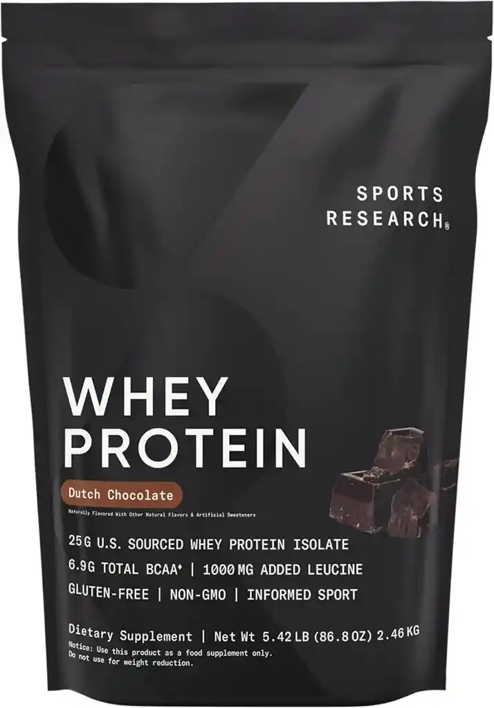 Proteina Whey Sports Research Dutch Chocolate 5.42lb