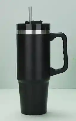 Vaso Térmico De Acero Inoxidable Aislado De 30oz Color Negro