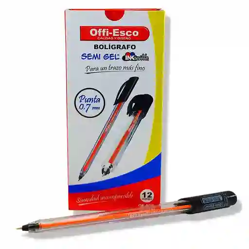 Boligrafo Negro Offi-esco