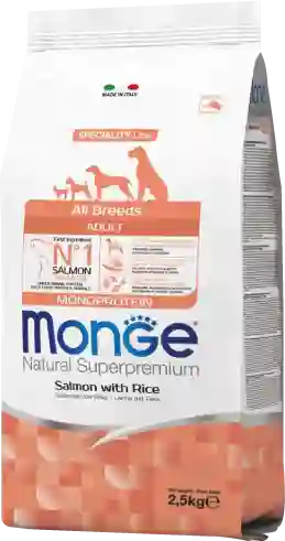 Monge Natural Superpremium – Adultos Todas Las Razas X 2.5 Kg