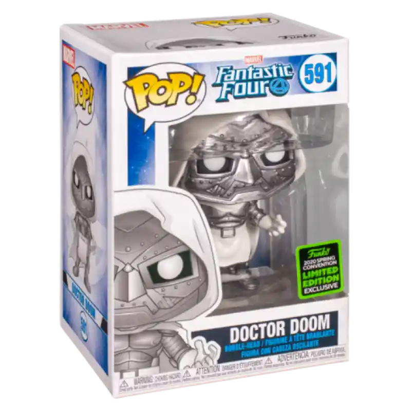 Funko Pop Doctor Doom Emerald Comic Con 2020