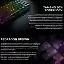 Teclado Gamer Redragon K630-rgb-sp Dragonborn 60% Sw-brown