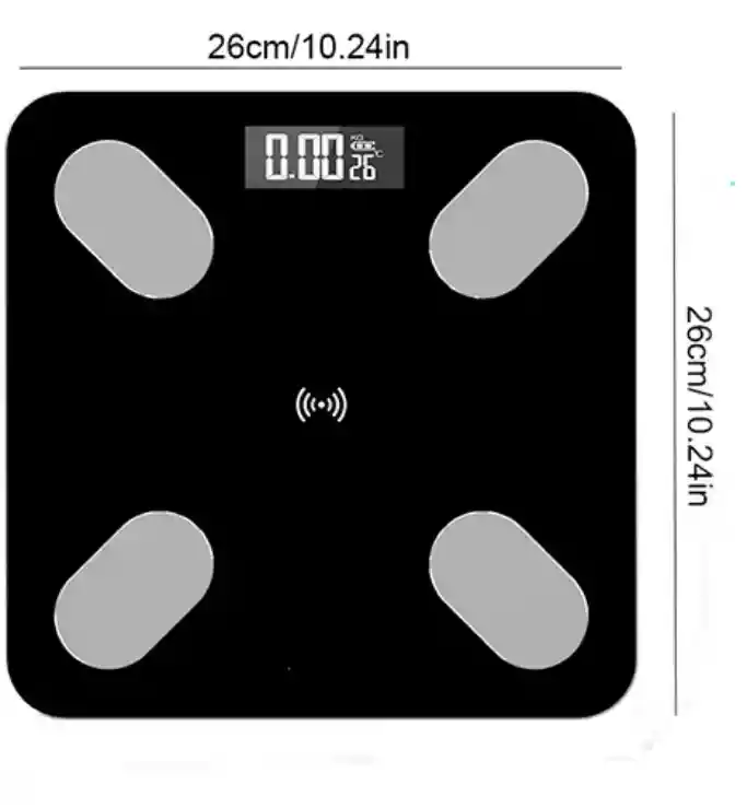 Bascula Inteligente Led Corporal Bluetooth