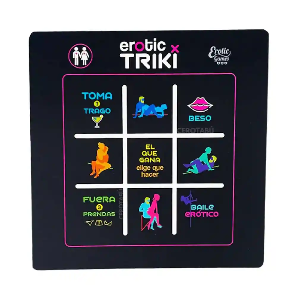 Juego De Mesa Erotico Triki Para Adultos Parejas Hetero