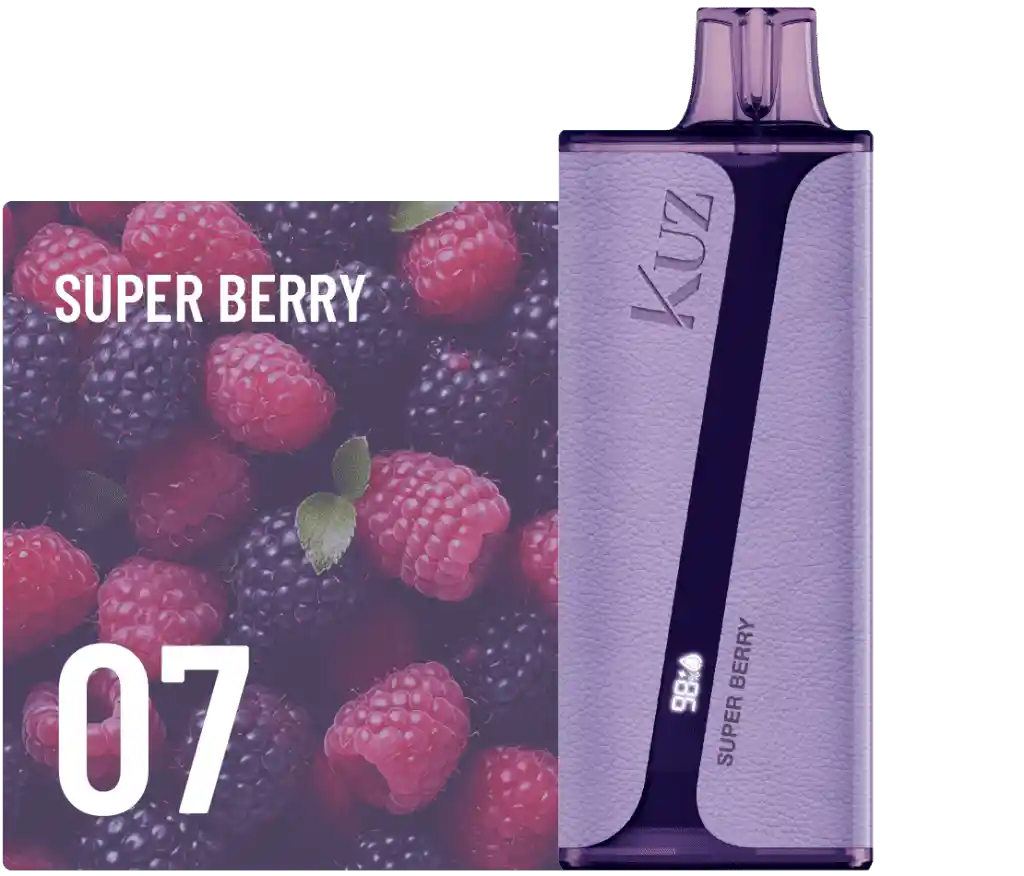 Vape Desechable Kuz X Dababy 9000 Puffs Super Berry