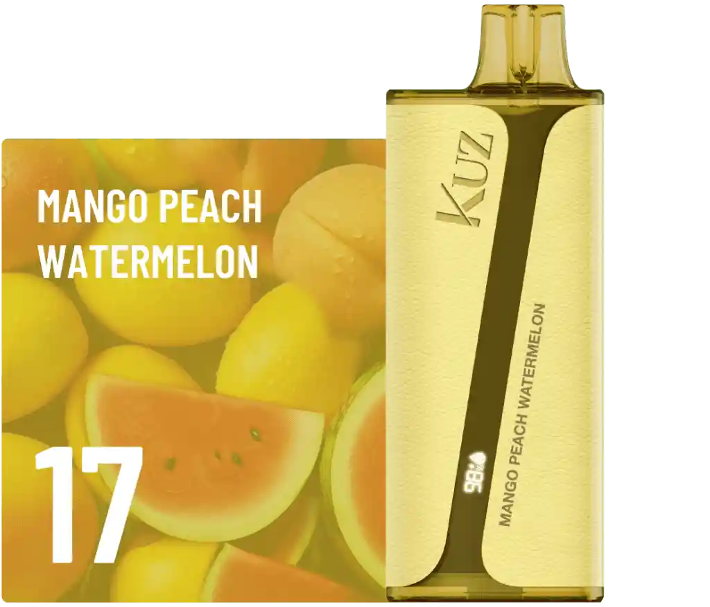 Vape Desechable Kuz X Dababy 9000 Puffs Mango Peach Watermelon