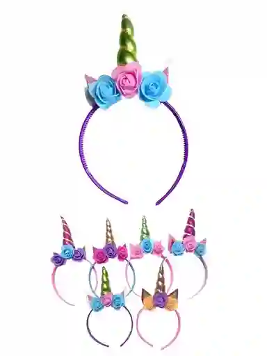 Diadema Balaca Vincha Unicornio X 1 Unds