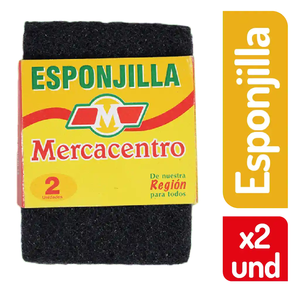 Esponjilla Mercacentro 2 Und