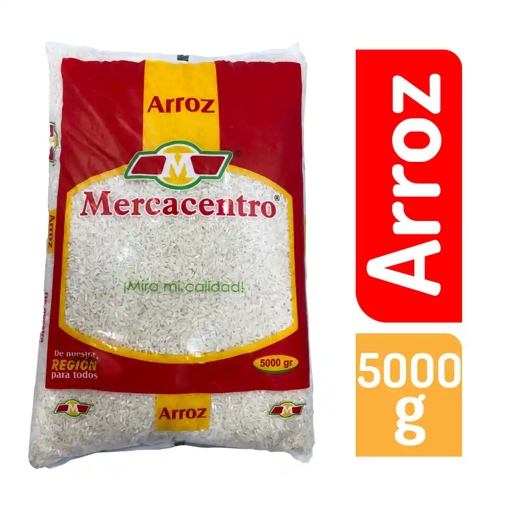 Arroz Mercacentro 5000 G