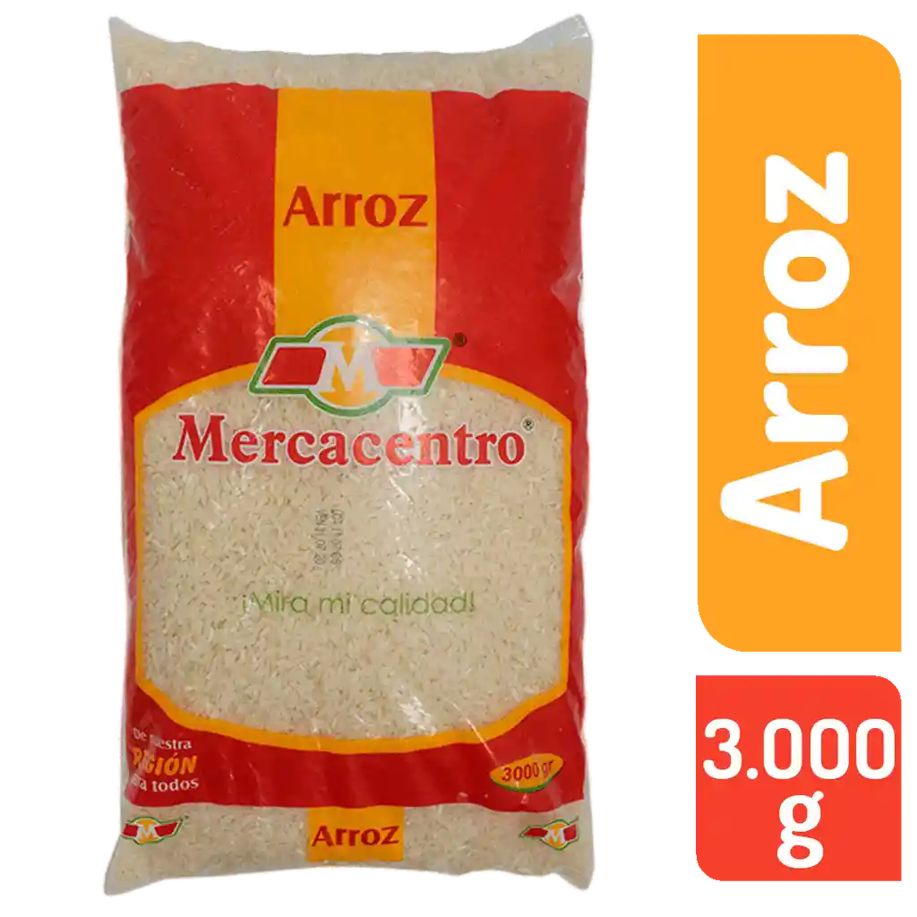 Arroz Mercacentro 3000 G