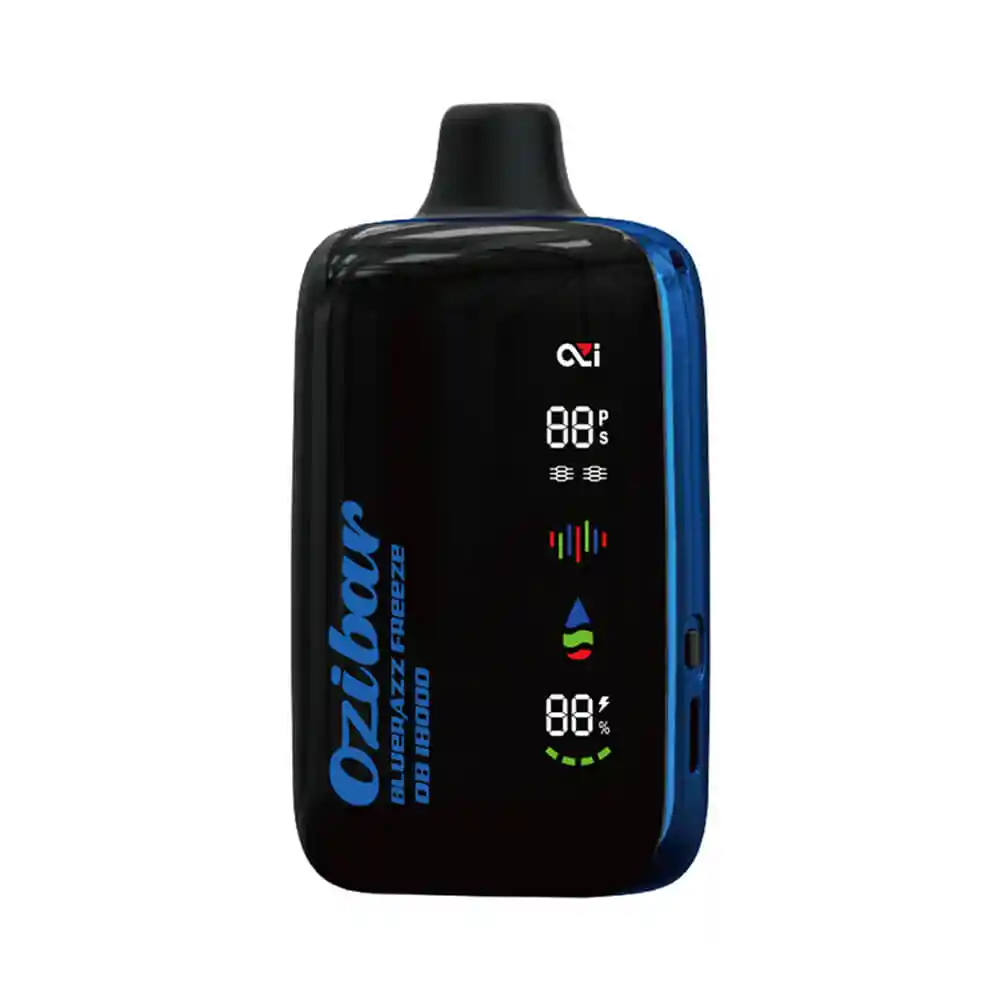 Vape Desechable Ozibar 18000 Puffs Bluerazz Freeze