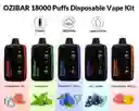 Vape Desechable Ozibar 18000 Puffs Bluerazz Freeze