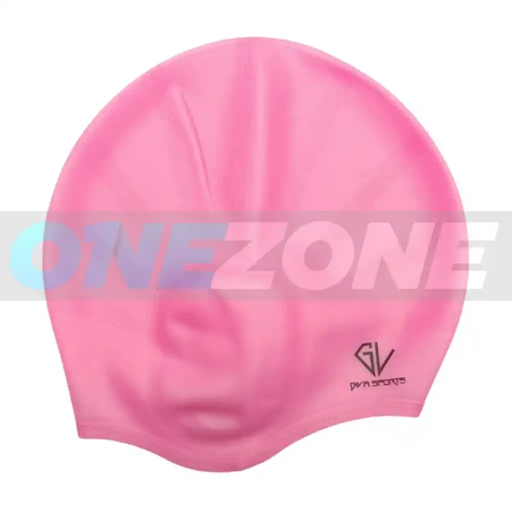 Gorro De Natación Siliconado Gvs-cubre Oídos (unisex) 102231/ Rosado