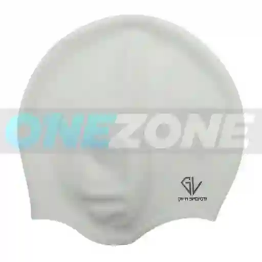 Gorro De Natación Siliconado Gvs-cubre Oídos (unisex) 102231/ Blanco