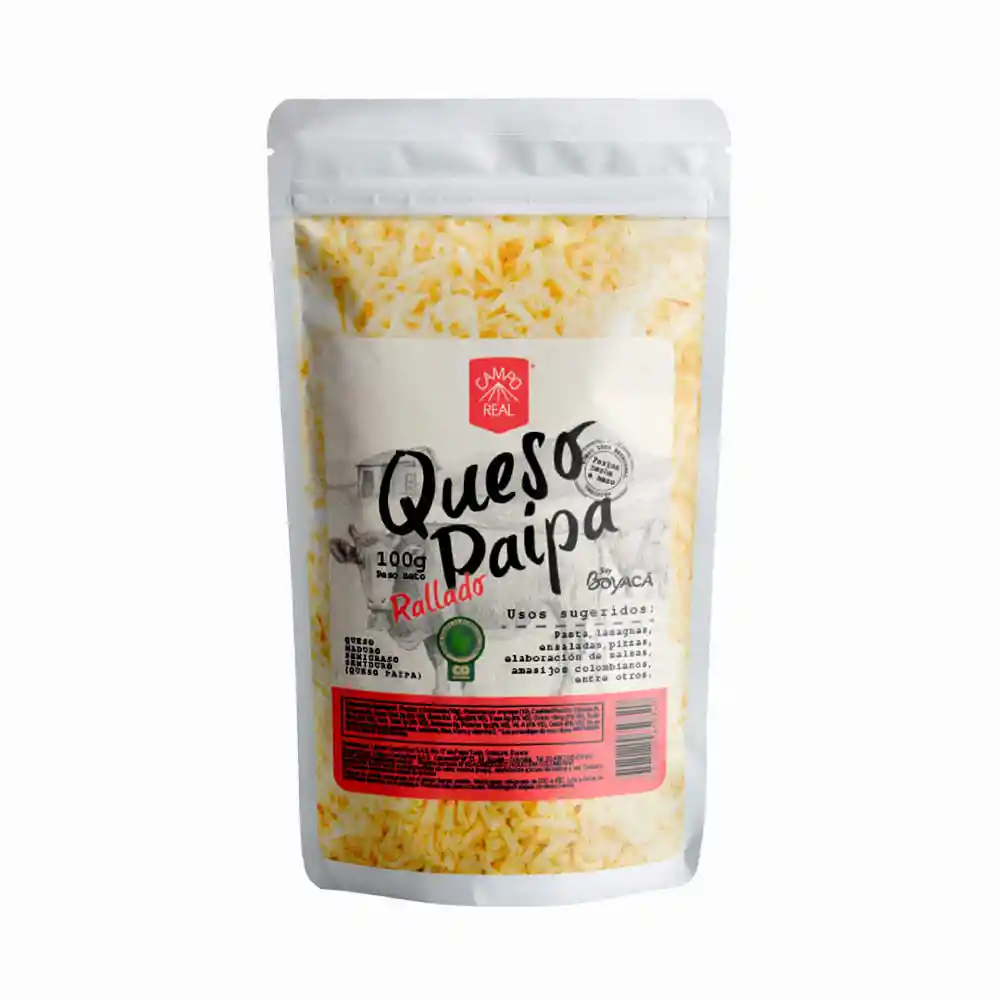 Campo Real Queso Paipa Rallado