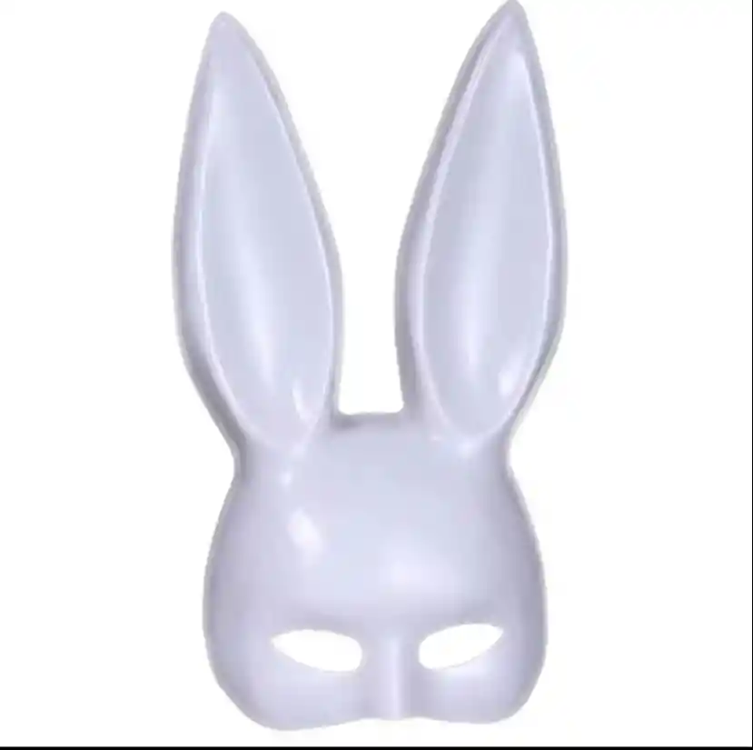 Máscara De Orejas De Conejo Para Fiesta De Disfraces De Halloween