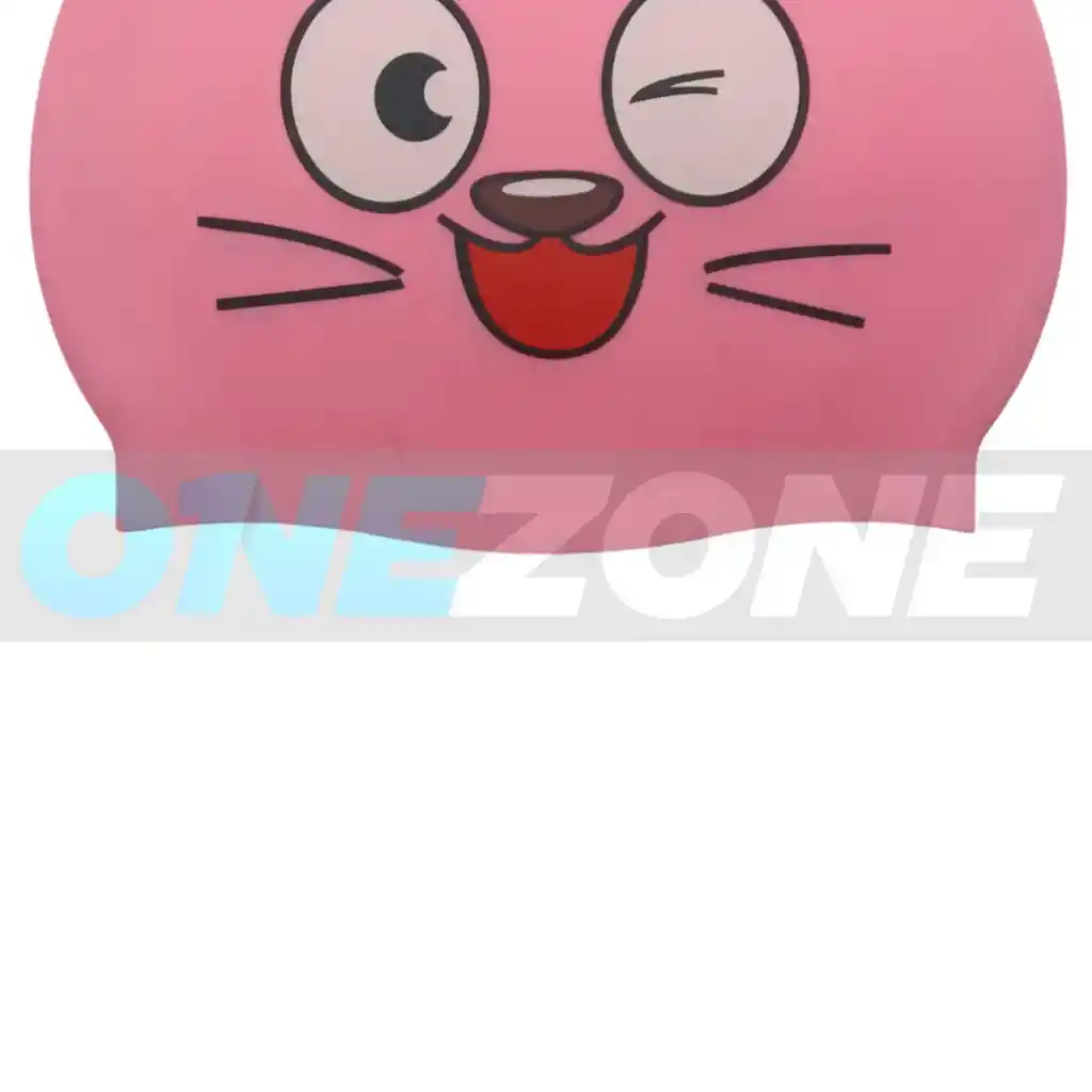 Gorro Natación Silicona Gvs-para Niños Figura Animals 102233/ Gato-fucsia