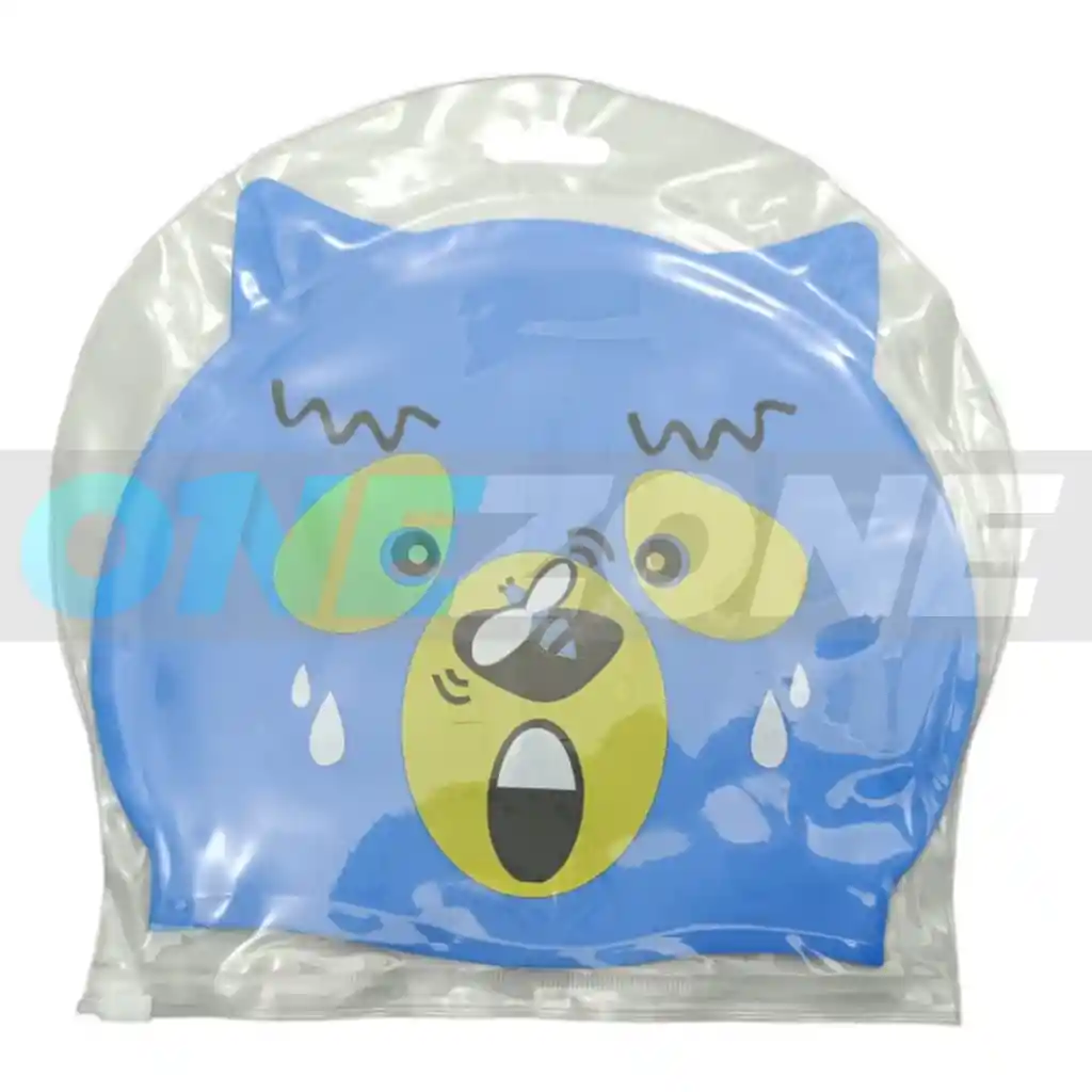 Gorro Natación Silicona Gvs-para Niños Figura Animals 102233/ Oso-azul-rey