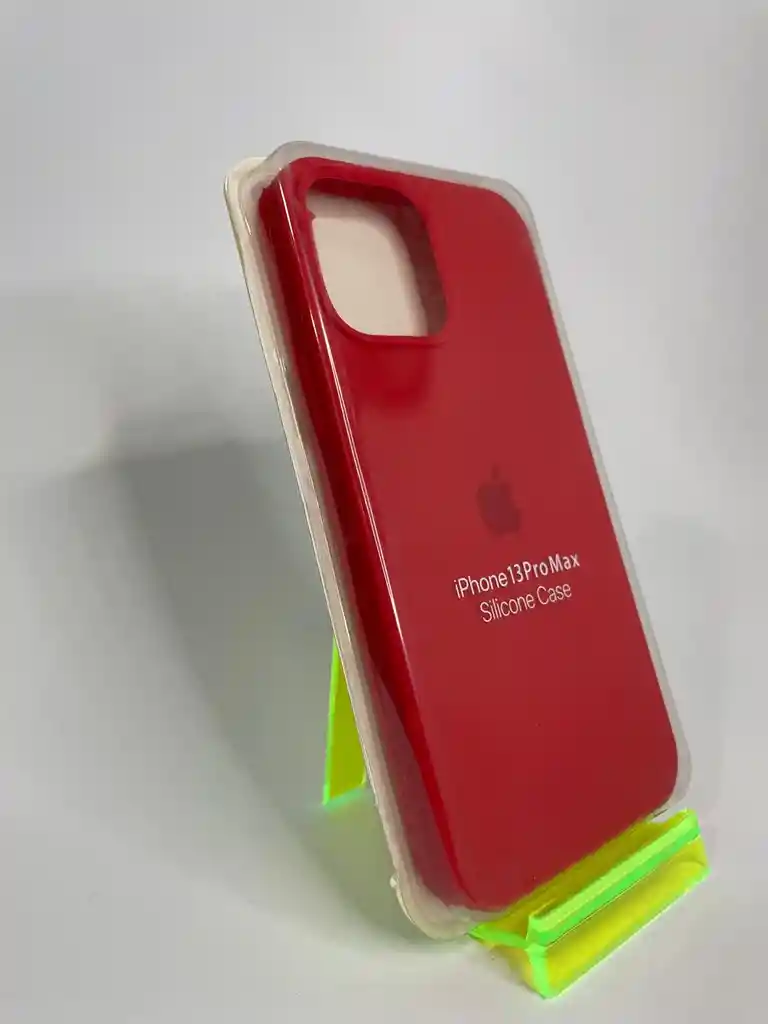 Silicon Case Iphone 13 Pro Max/rojo