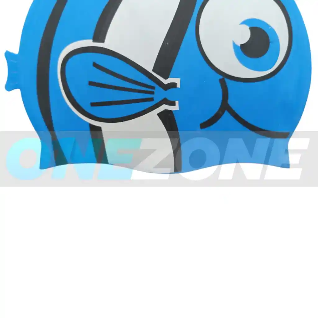 Gorro Natación Silicona Gvs-para Niños Figura Animals 102233/ Pescado-rayas-azul