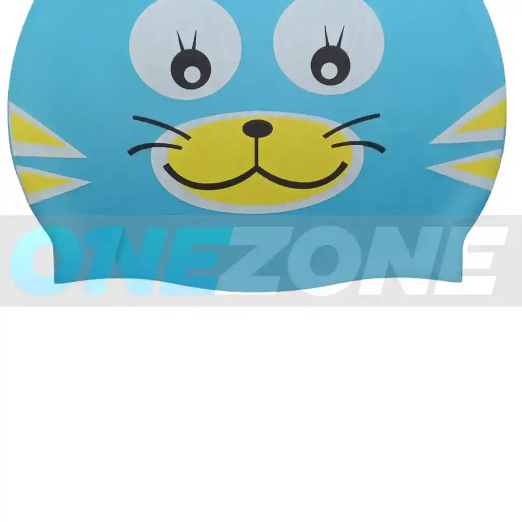 Gorro Natación Silicona Gvs-para Niños Figura Animals 102233/ Gato-azul