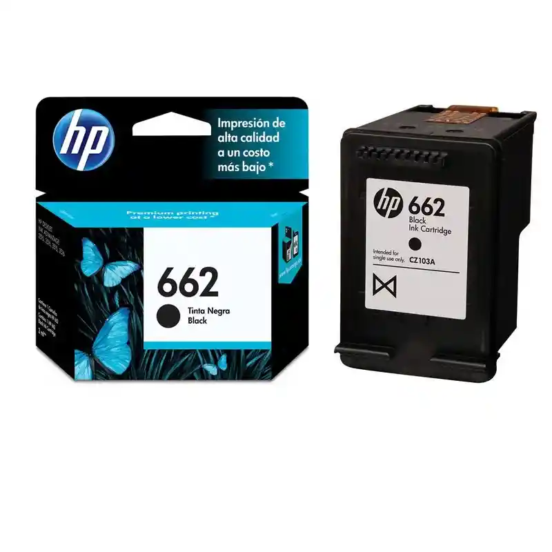 Cartucho Original Hp 662 Negro