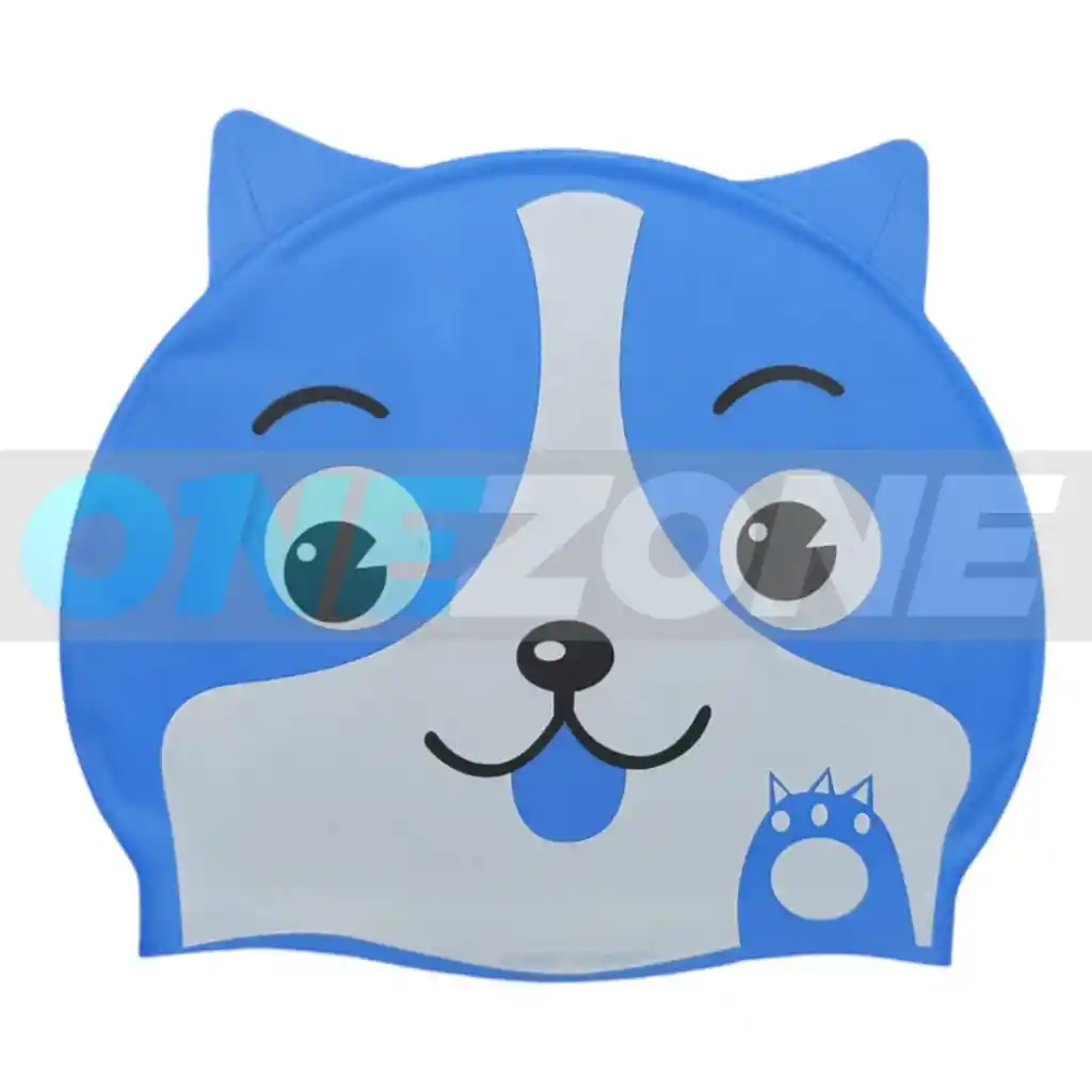 Gorro Natación Silicona Gvs-para Niños Figura Animals 102233/ Perro-azul