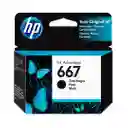 Cartucho Original Hp 667 Negro