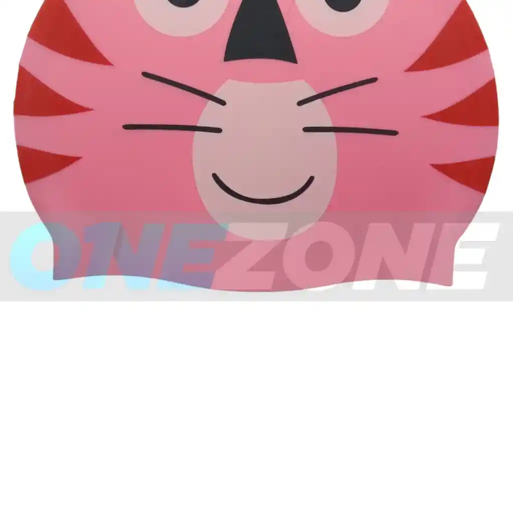 Gorro Natación Silicona Gvs-para Niños Figura Animals 102233/ Tigre-fucsia