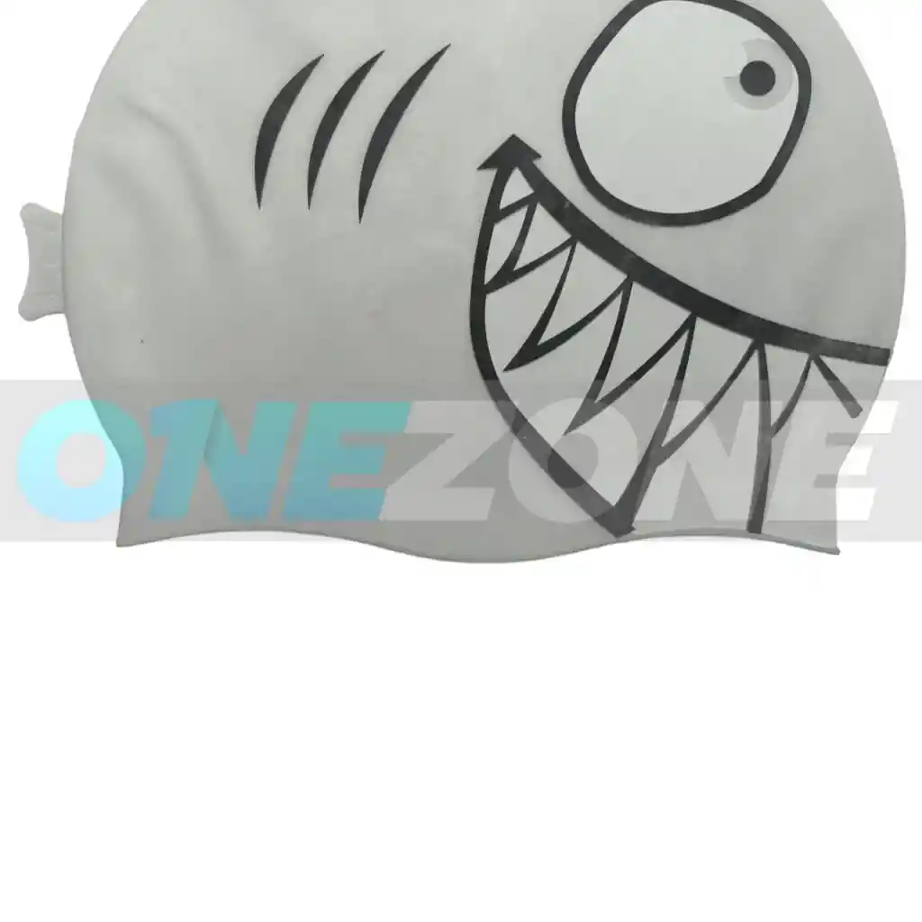 Gorro Natación Silicona Gvs-para Niños Figura Animals 102233/ Tiburón-gris