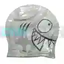 Gorro Natación Silicona Gvs-para Niños Figura Animals 102233/ Tiburón-gris