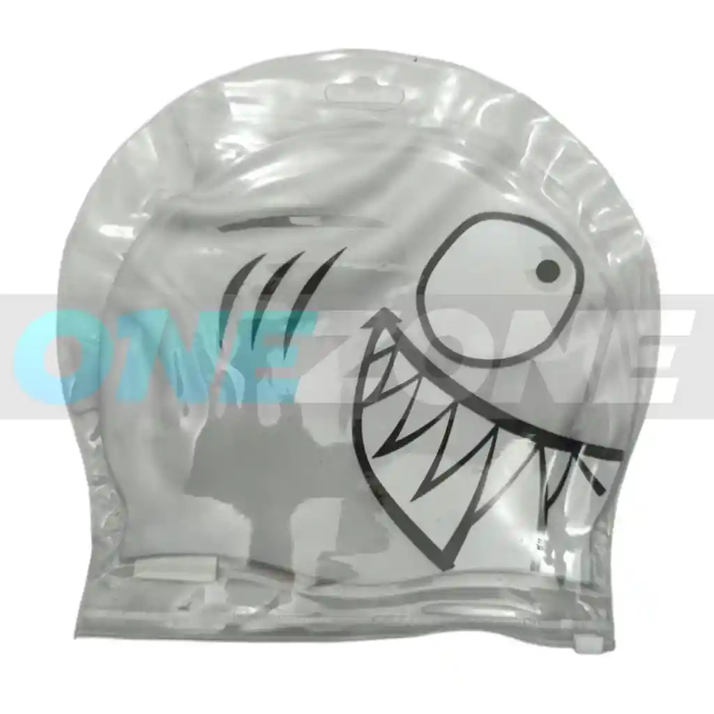 Gorro Natación Silicona Gvs-para Niños Figura Animals 102233/ Tiburón-gris