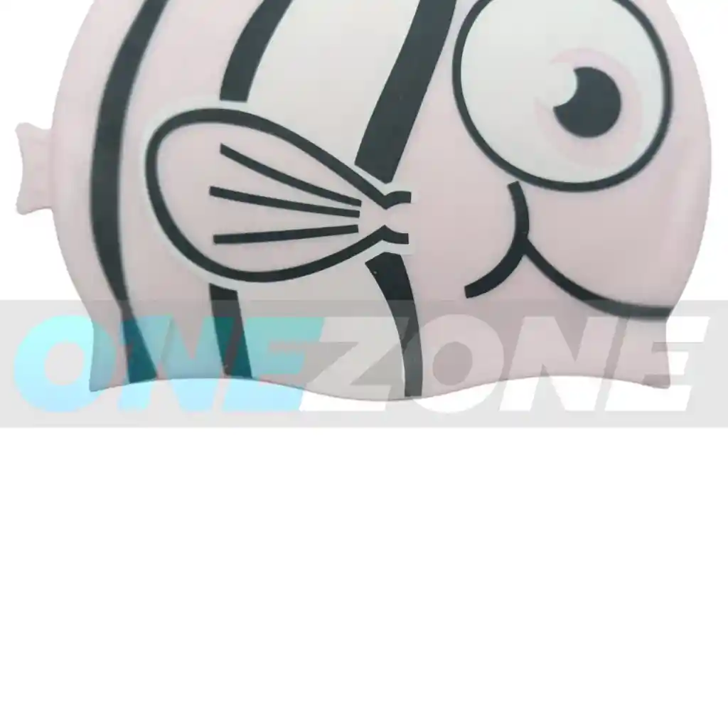 Gorro Natación Silicona Gvs-para Niños Figura Animals 102233/ Pescado-rayas-rosado