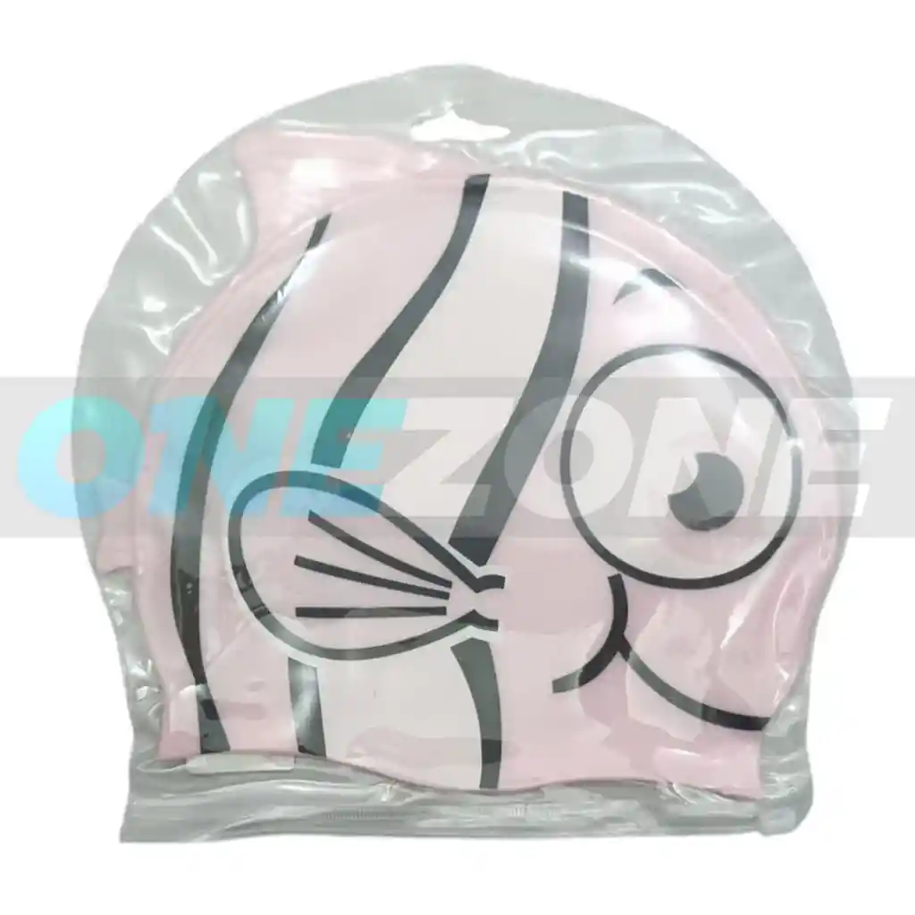 Gorro Natación Silicona Gvs-para Niños Figura Animals 102233/ Pescado-rayas-rosado