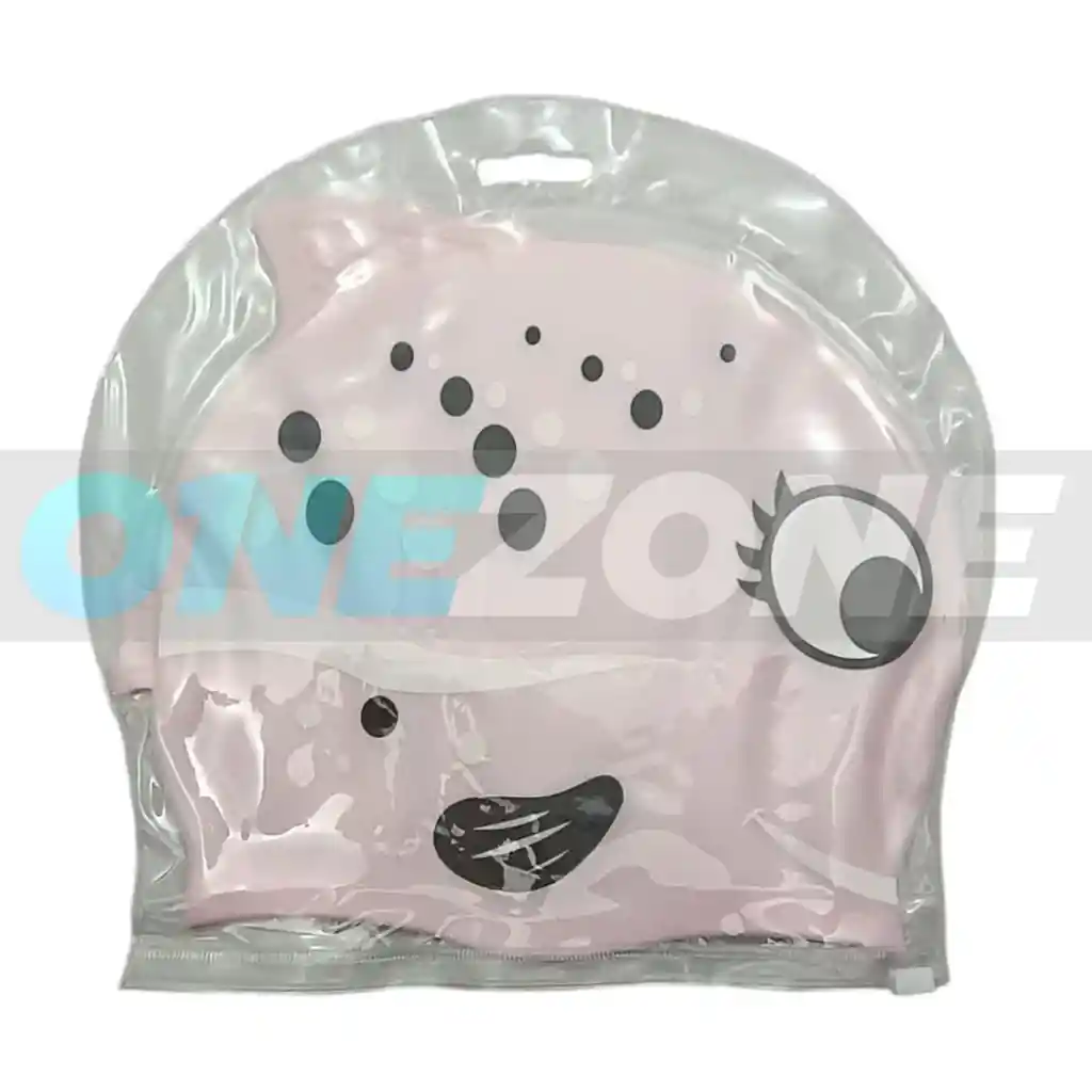 Gorro Natación Silicona Gvs-para Niños Figura Animals 102233/ Pescado-puntos-rosado