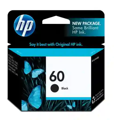 Cartucho Original Hp 60 Negro