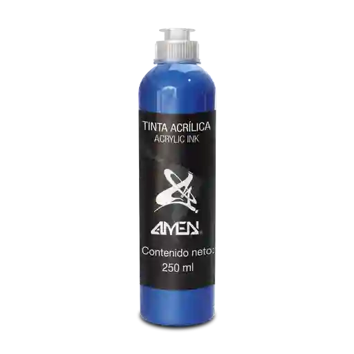 Tinta Acrilica 250 Ml Azul Fiel