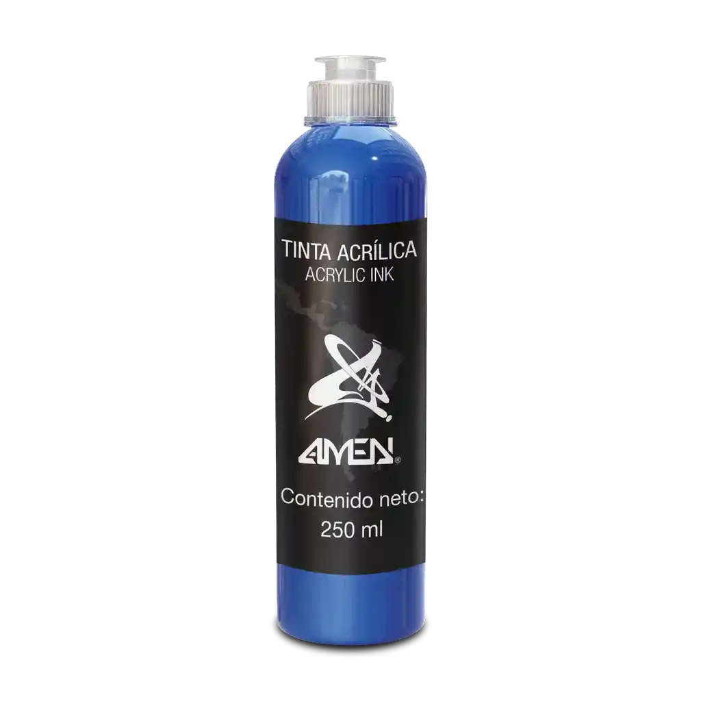 Tinta Acrilica 250 Ml Azul Fiel