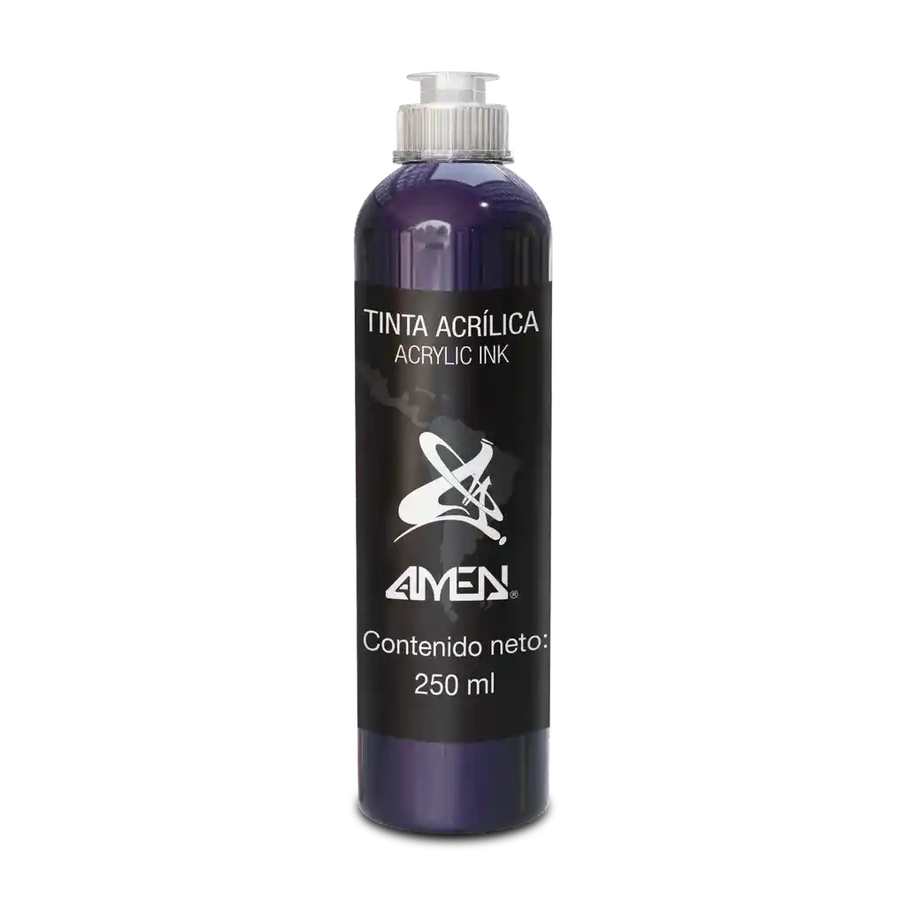 Tinta Acrilica 250 Ml Violeta Noche