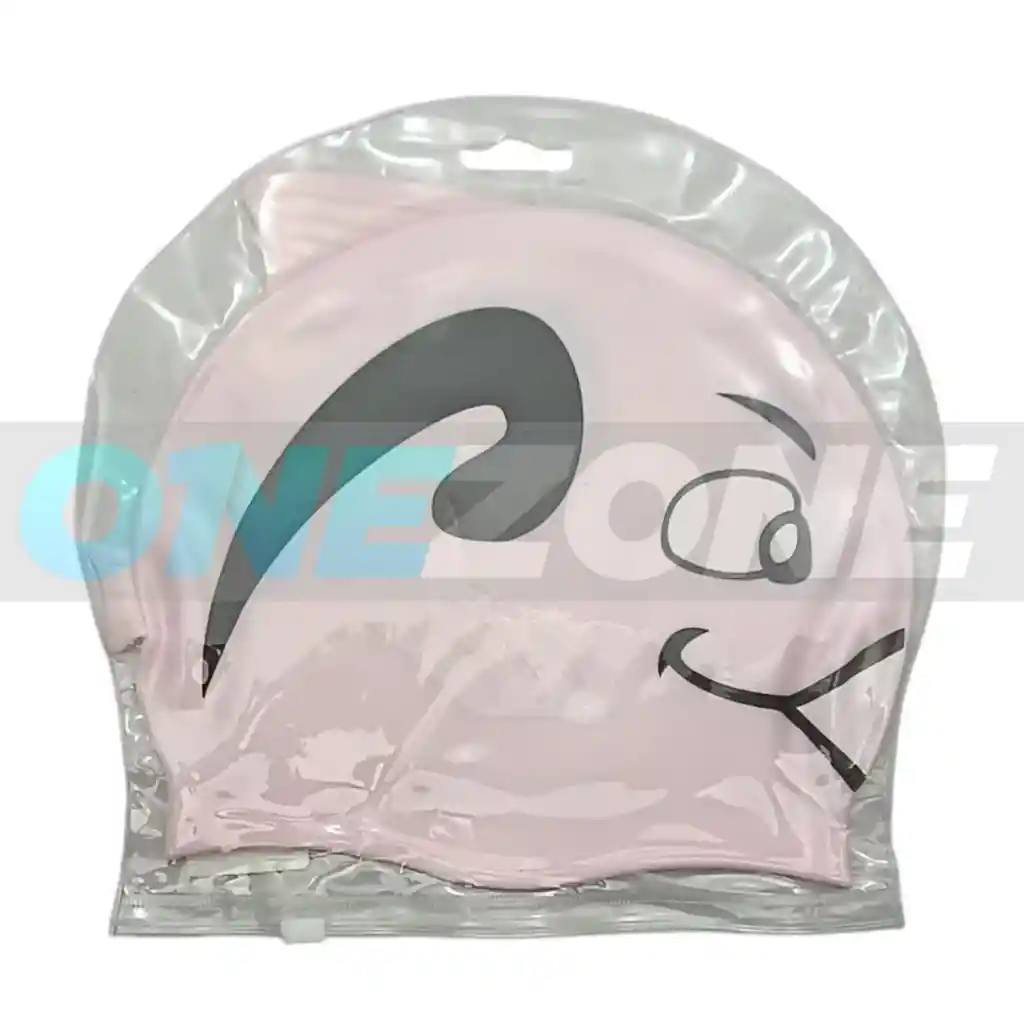 Gorro Natación Silicona Gvs-para Niños Figura Animals 102233/ Tiburón-rosado