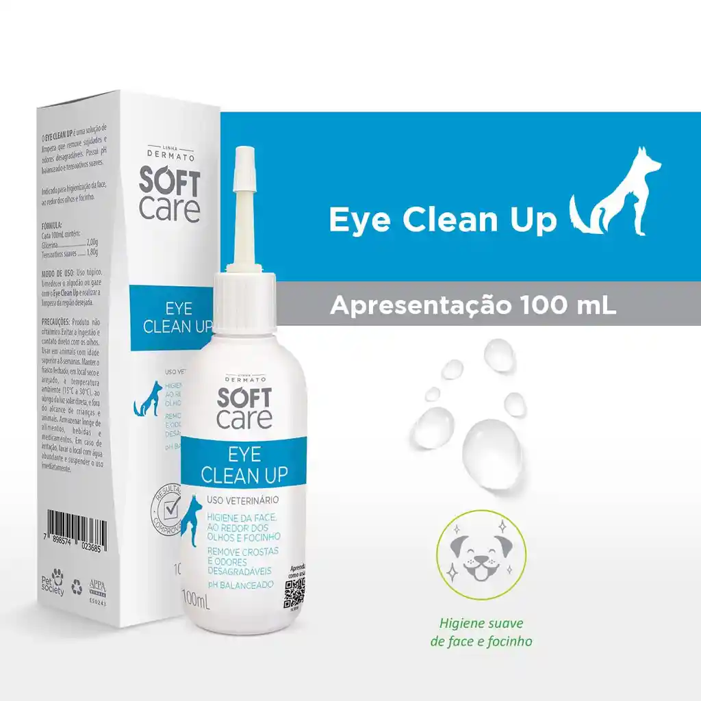 Soft Care Eye Clean Up X 100 Ml (higiene Facial)