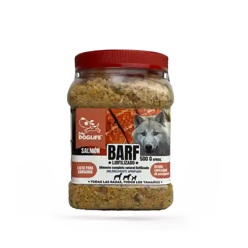 Barf Para Perros Liofilizado Salmon 500 Gr Barf Para Mascotas En Polvo Salmon