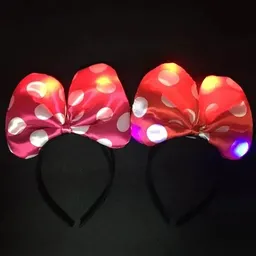 Balaca Diadema Disfraz De Minnie Disney con luces