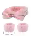 Set 3 Piezas Balaca Para Maquillaje Muñequeras Absorbentes Lavado De Cara