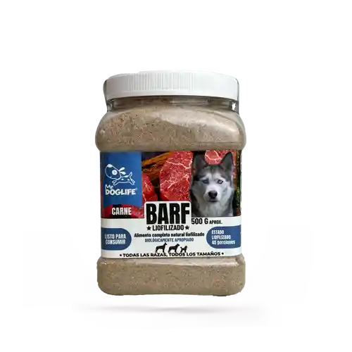 Dieta Barf Para Perros De Carne 500 Gr Alimento Barf Para Mascotas Liofilizado 500 Gr