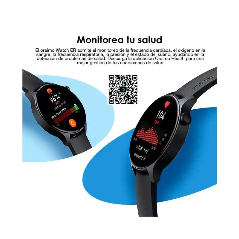 Smartwatch Oraimo Redondo Ip68 Osw-42 Negro