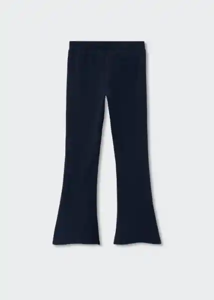 Leggings Flaret Navy Talla 08 Niñas Mango