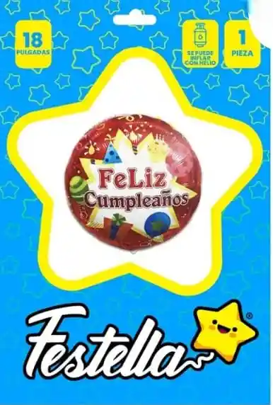 Globo Feliz Cumpleaños Fondo De Fiesta 18 Pulgada